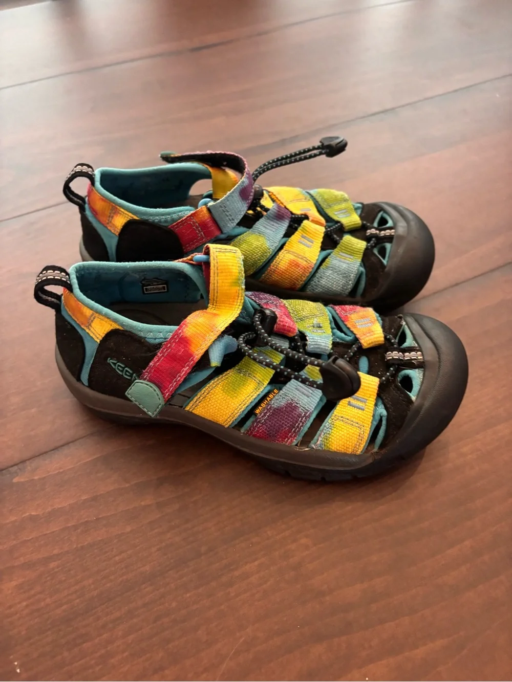 KEEN Kids' Multicolor Tie-Dye Closed-Toe Sandals
